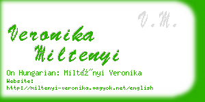 veronika miltenyi business card